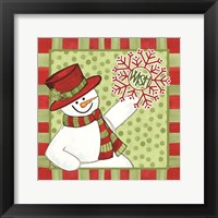 Framed Sentimental Snowmen I