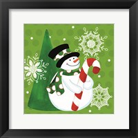 White Christmas Wishes I Framed Print