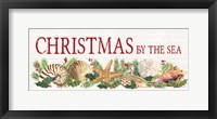Framed Christmas By the Sea Panel sign