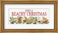 Framed Have a Beachy Christmas Panel sign