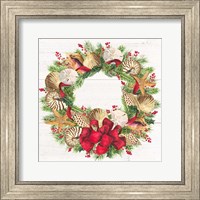 Framed Christmas by the Sea Wreath square