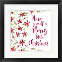 Framed Be Joyful Merry Little Christmas