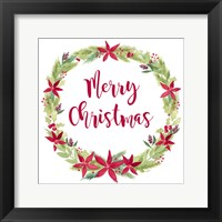Be Joyful Merry Christmas Framed Print