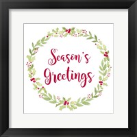 Be Joyful Season's Greetings Framed Print