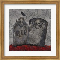 Framed Something Wicked Tombstones