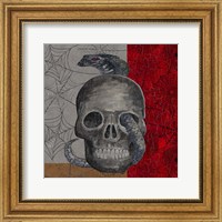 Framed 'Something Wicked Skull' border=