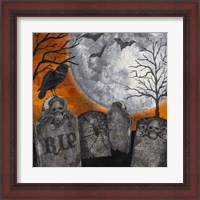 Framed 'Something Wicked Graveyard II RIP' border=