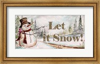 Framed Let it Snow