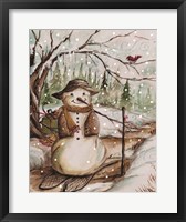 Framed Country Snowman II