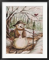 Framed Country Snowman II