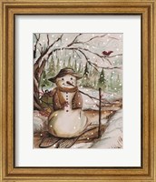 Framed Country Snowman II