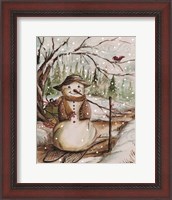 Framed Country Snowman II