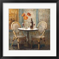 Framed 'Meet Me at Le Cafe I' border=