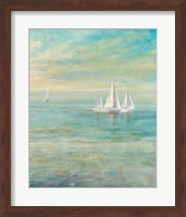 Framed Sunrise Sailboats II