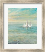 Framed Sunrise Sailboats II