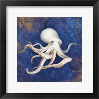 Treasures from the Sea Indigo V Framed Print