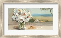 Framed Coastal Roses Crop