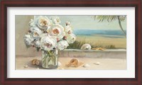 Framed Coastal Roses Crop