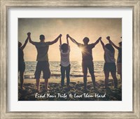 Framed Find Your Tribe - Joined Hands