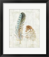 Natural Flora X Bold Feathers Framed Print
