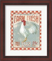 Framed 'Farm Nostalgia VII' border=