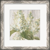 Framed 'Scented Cottage Florals II Crop' border=