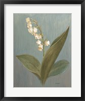 Framed May Lily of the Valley Green