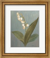 Framed May Lily of the Valley Green