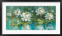 Framed Water Lily Pond Crop