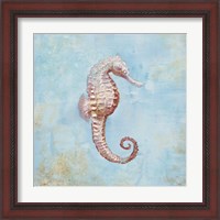 Framed 'Treasures from the Sea I Watercolor' border=