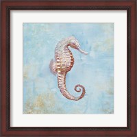 Framed 'Treasures from the Sea I Watercolor' border=