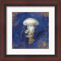 Framed Treasures from the Sea Indigo VI