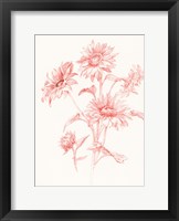 Framed Farm Nostalgia Flowers I