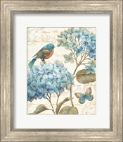 Framed Blue Garden II