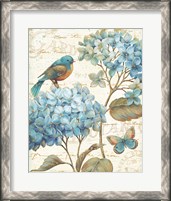 Framed Blue Garden II