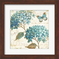 Framed Blue Garden V