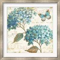 Framed Blue Garden V