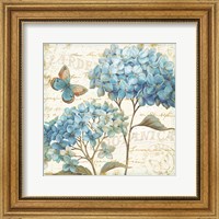 Framed Blue Garden IV