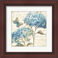 Framed Blue Garden IV