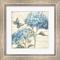 Framed Blue Garden IV
