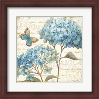 Framed Blue Garden IV