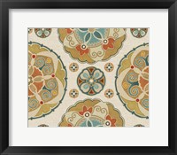 Framed Spice Suzani Patterns I