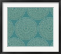 Framed Mandala Road Pattern II