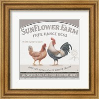 Framed Vintage Farm V