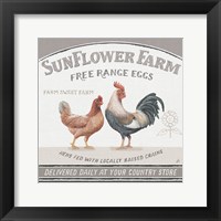 Vintage Farm V Framed Print