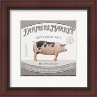 Framed 'Vintage Farm III' border=