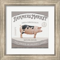 Framed 'Vintage Farm III' border=