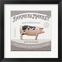 Framed 'Vintage Farm III' border=