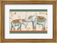 Framed Elephant Walk I