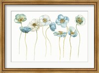 Framed My Greenhouse Poppies Silhouettes